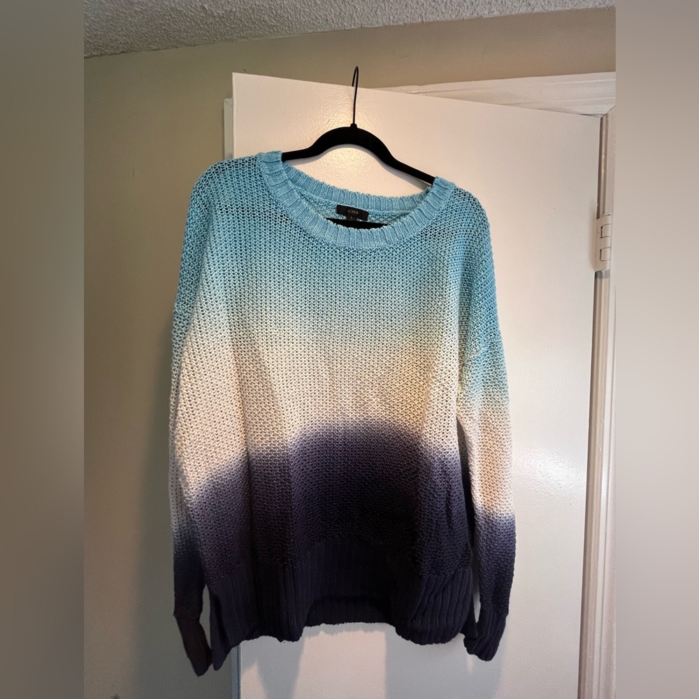 J. Crew Linen Beach Sweater